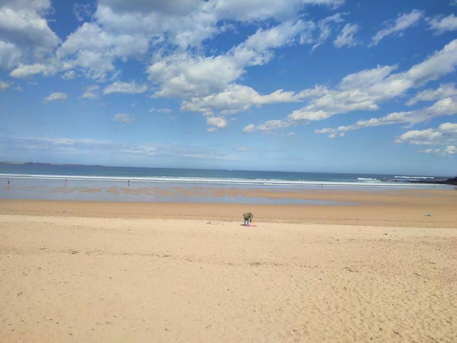 178A Mar De Gijon Apto Con Vistas Eksteriør bilde